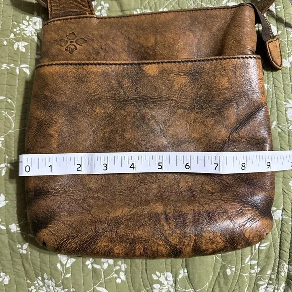 Patricia Nash Brown Leather Crossbody Bag - Picture 5 of 10